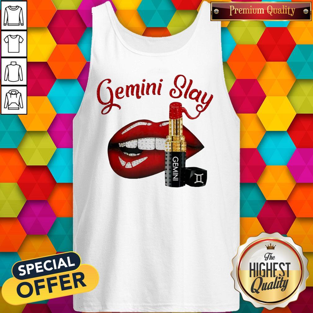 Lip And Lipstick Gemini Slay Shirt