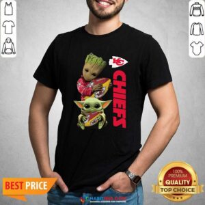 Baby Yoda And Baby Groot Hug Rugby Kansas City Chiefs Shirt