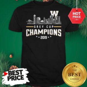 Official Grey Cup Champions 2019 Shirt
