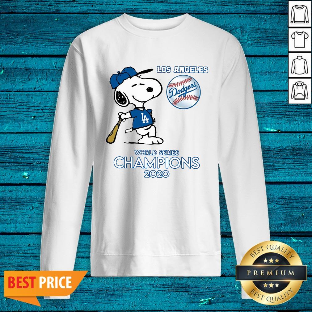Luxury Snoopy Los Angeles Dodgers World Series Champions 2020 Shirt