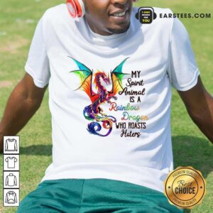 Top My Spirit Animal Rainbow Dragon Shirt