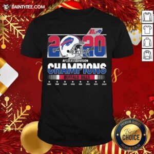 Nice 2020 Afc East Division Champions Buffalo Bills 1980 1988 1989 1990 Shirt