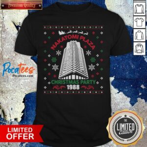 Top Nakatomi Plaza 1988 Christmas Party Ugly Christmas Shirt