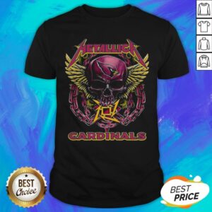 Good Skull Metallic Cardinals Shirt