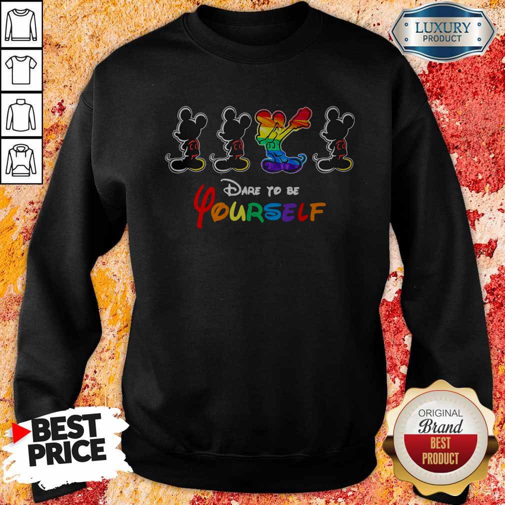 Mickey Dare To Be Yourself LGBT Shirt