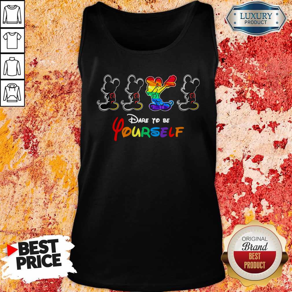 Mickey Dare To Be Yourself LGBT Shirt
