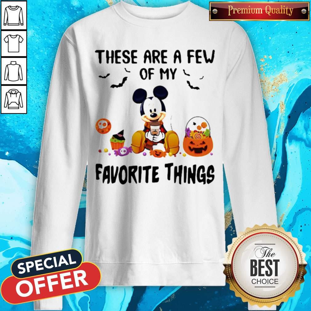 Mickey Mouse These Are A Few Of My Favorite Things Pumpkins Halloween Shirt