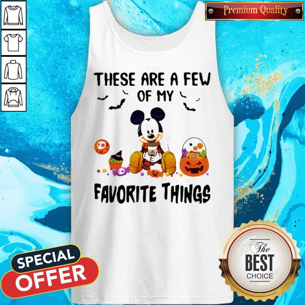 Mickey Mouse These Are A Few Of My Favorite Things Pumpkins Halloween Shirt