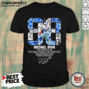 Good 88 Michael Irvin Wide Receiver 88 Thanks For The Memories Signature Shirt
