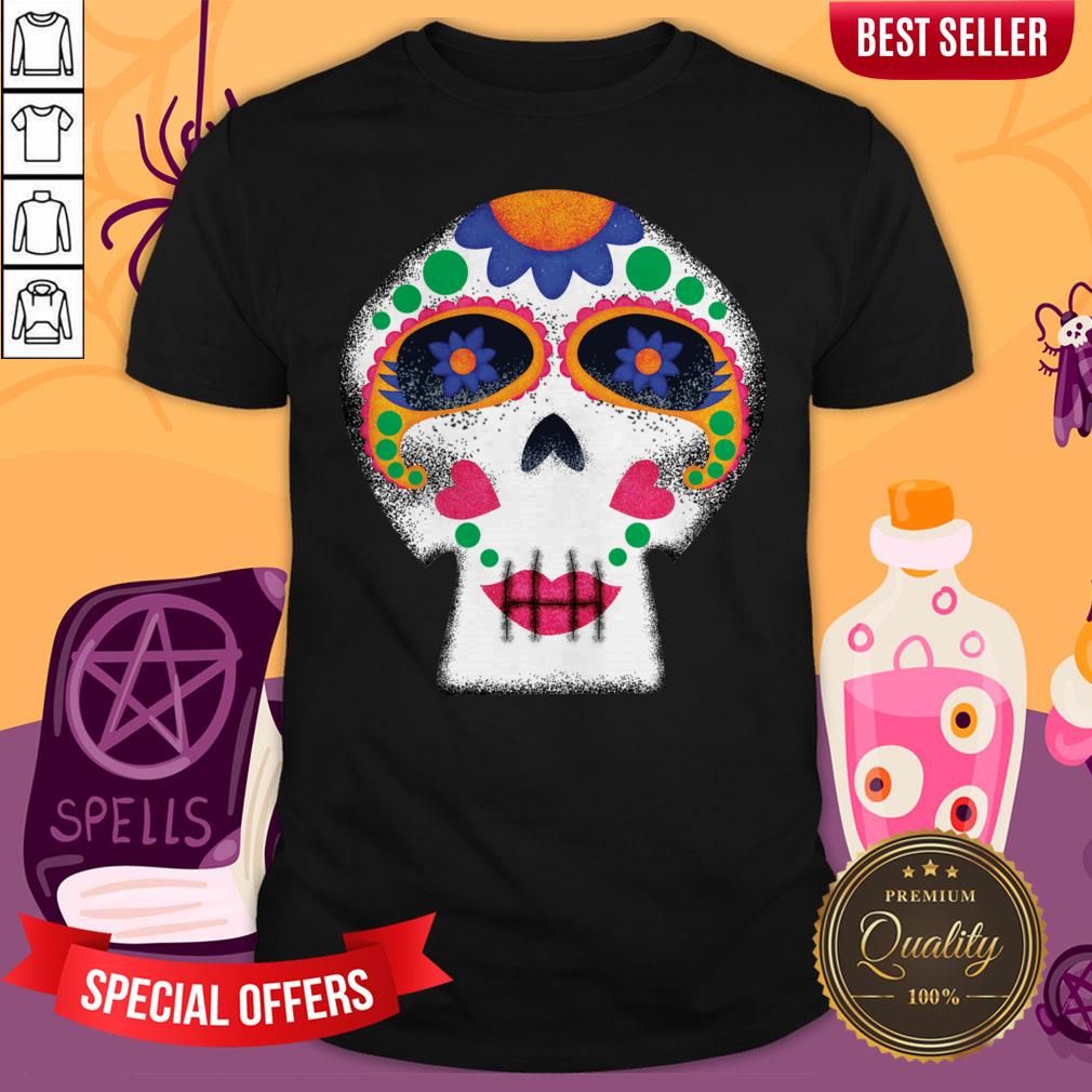 Mrs Sugar Skull Day Of The Dead Dia De Muertos Shirt