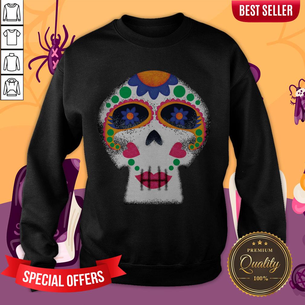 Mrs Sugar Skull Day Of The Dead Dia De Muertos Shirt