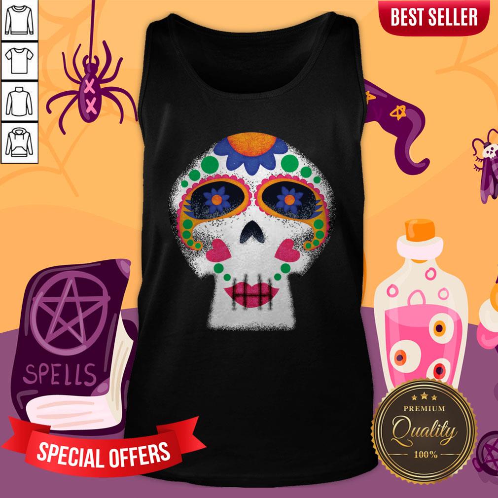 Mrs Sugar Skull Day Of The Dead Dia De Muertos Shirt
