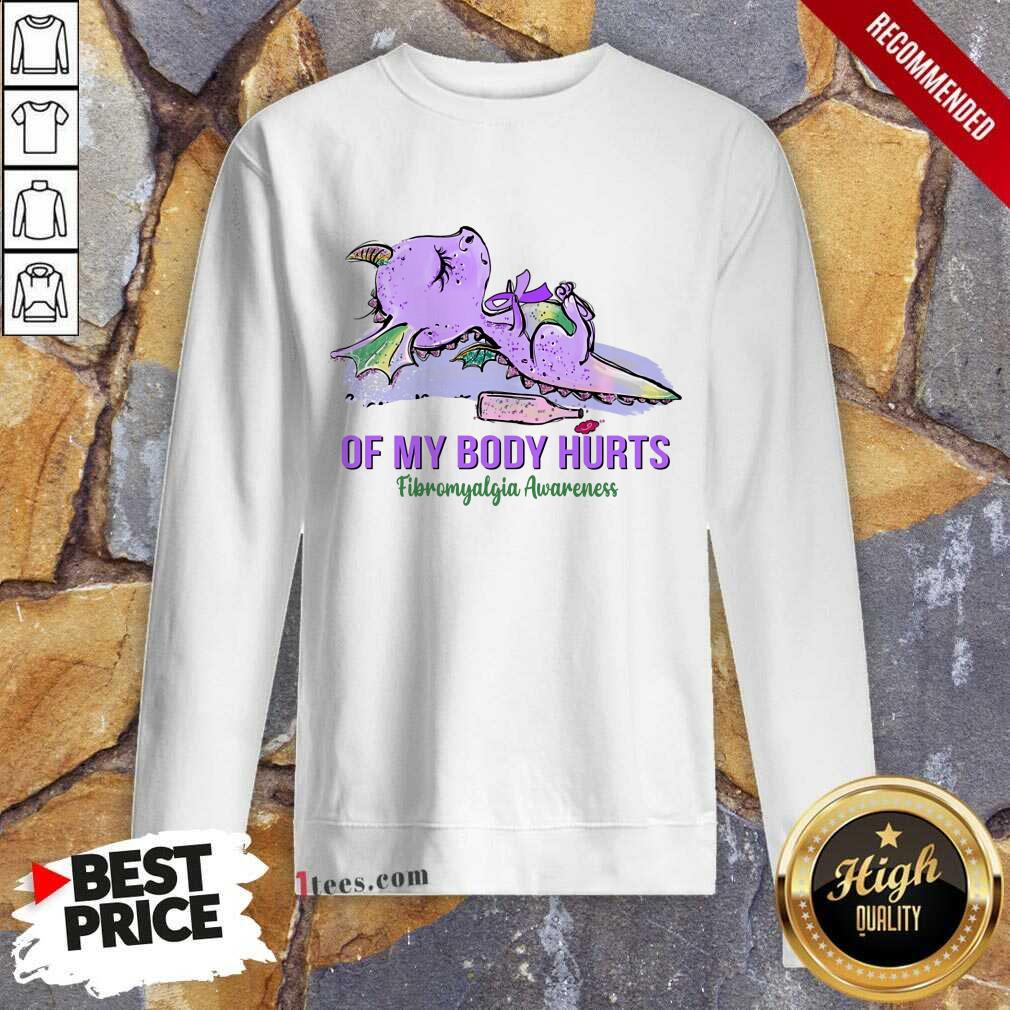 My Body Hurts Fibromyalgia Awareness Dragon Shirt