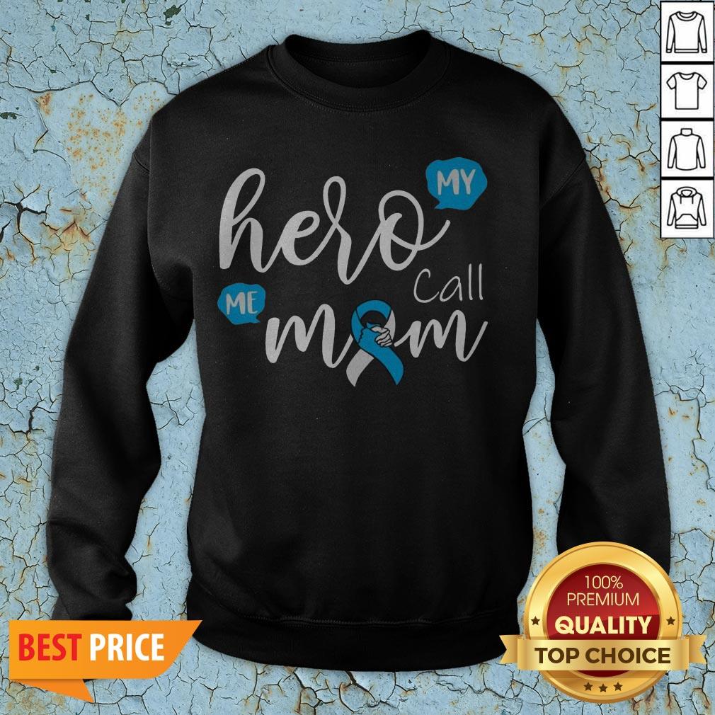 My Hero Calls Me Mom Diabetes T-Shirt