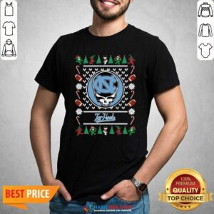Top North Carolina Tar Heels Grateful Dead Ugly Christmas Shirt