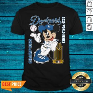 Lovely Mickey Mouse Los Angeles Dodgers Champions 2020 World Series Shirt