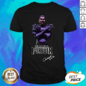 Actor Chadwick Boseman The Black Panther Marvel Wakanda Forever Shirt