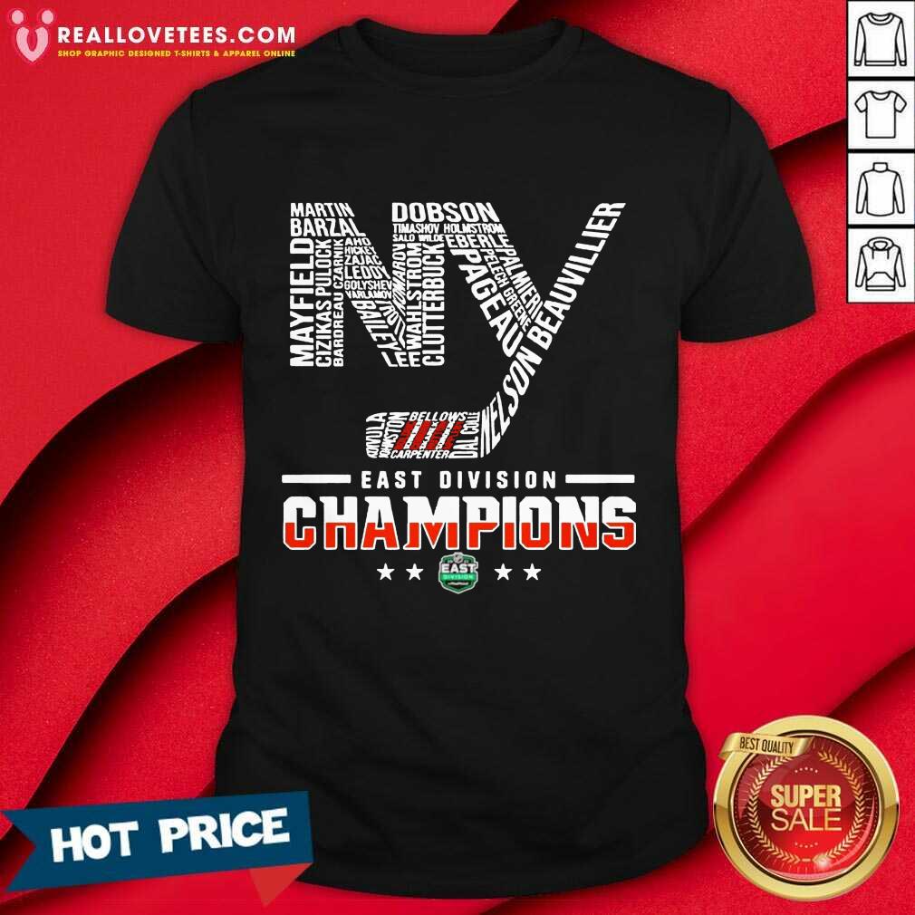 New York 2021 Islanders Hockey East Division Champions Shirt