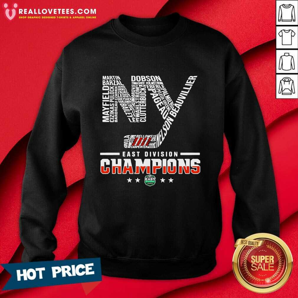 New York 2021 Islanders Hockey East Division Champions Shirt