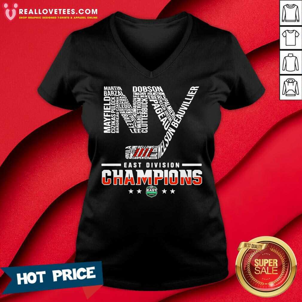 New York 2021 Islanders Hockey East Division Champions Shirt