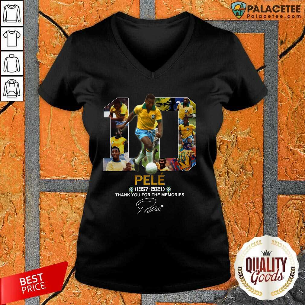Nice 10 Pele 1957 2021 Thank You For The Memories Signature Shirt