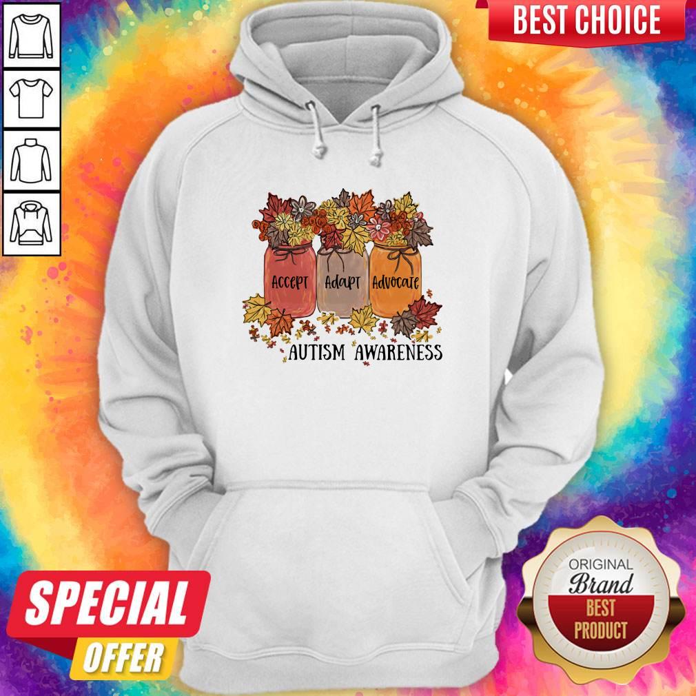 Nice Accept Adapt Advocate Autism Awareness Flower Shirt