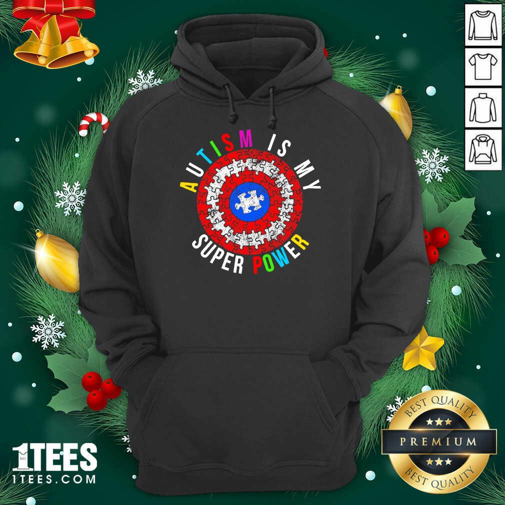 Nice Autism Is My Superpower Superhero Shirt