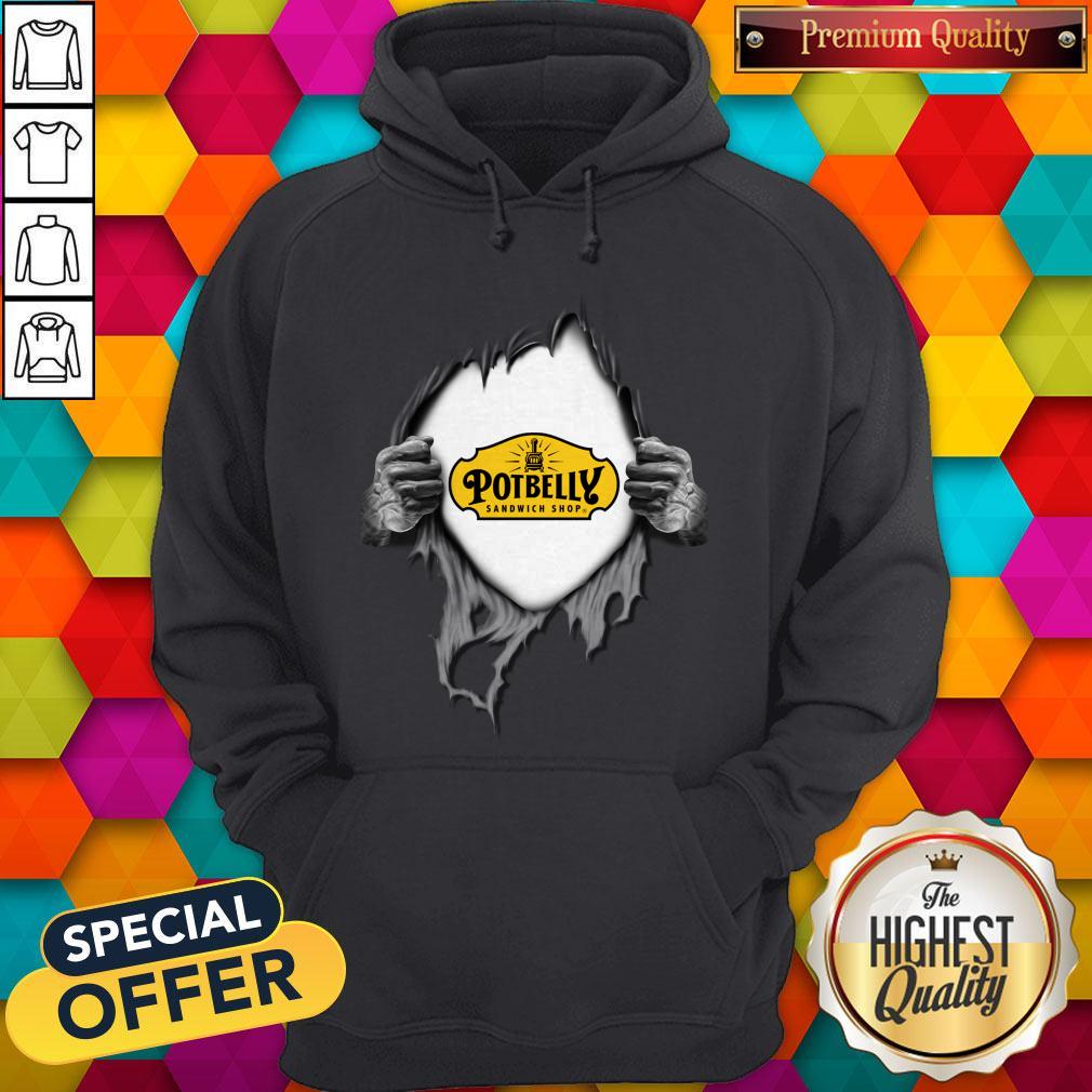 Nice Blood In Side Me Potbelly Shirt