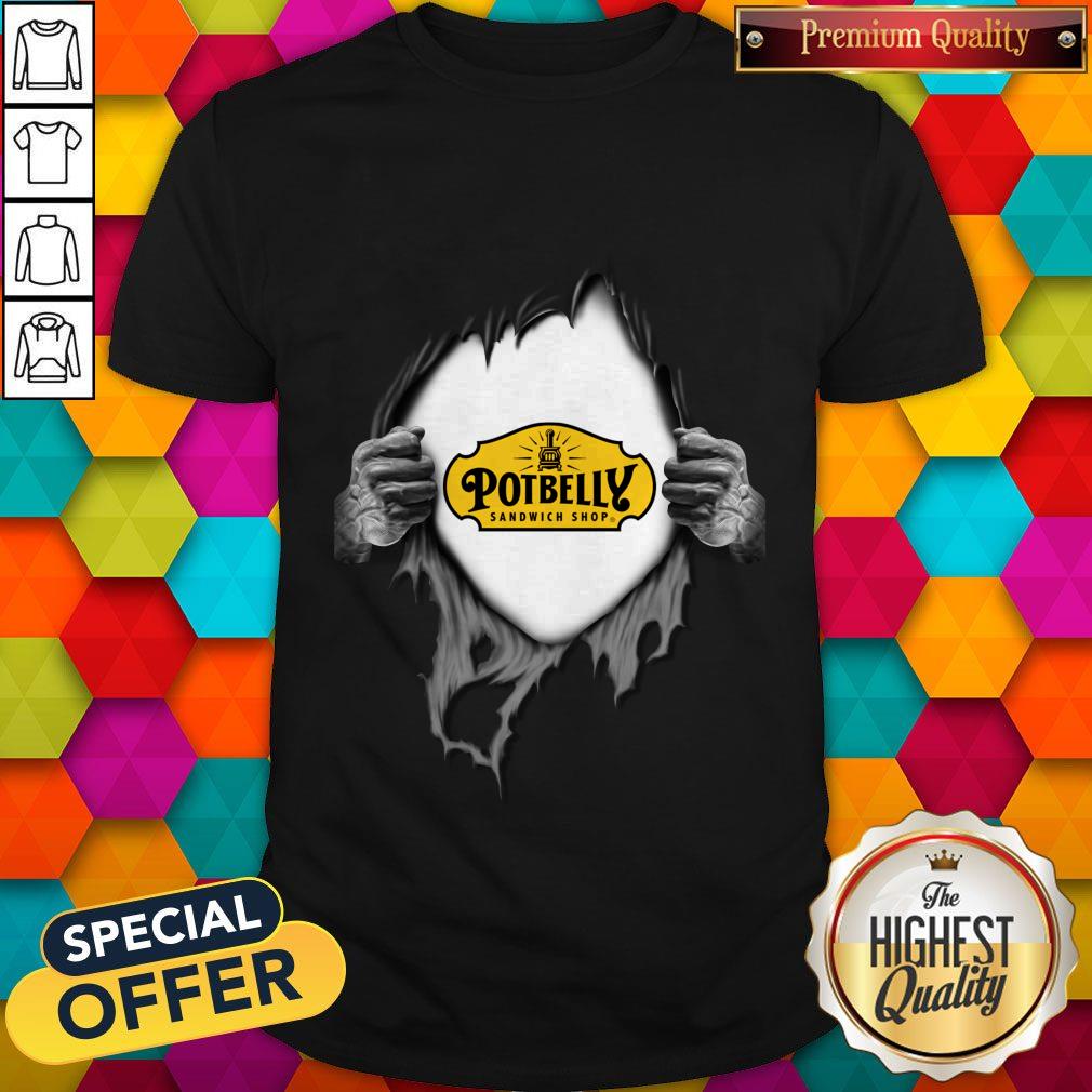 Nice Blood In Side Me Potbelly Shirt