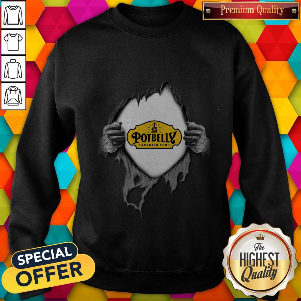 Nice Blood In Side Me Potbelly Shirt