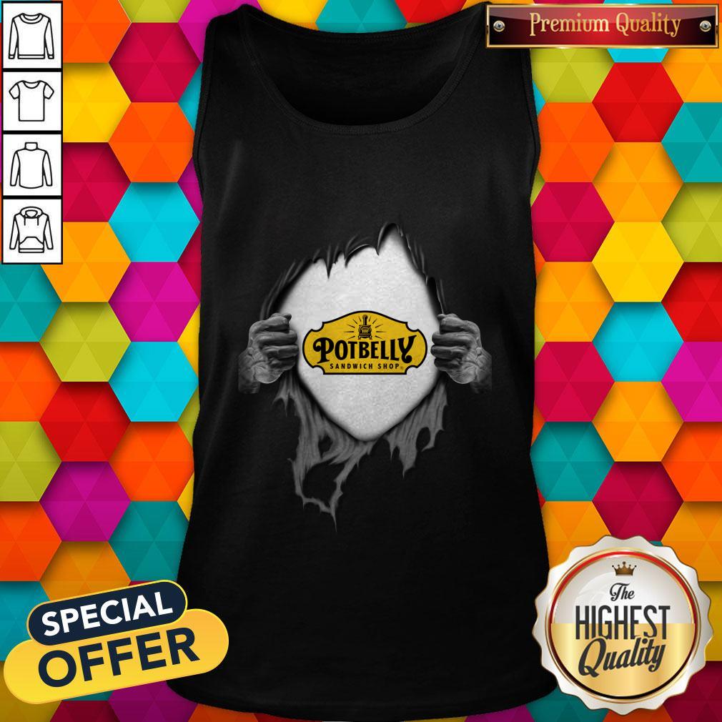 Nice Blood In Side Me Potbelly Shirt