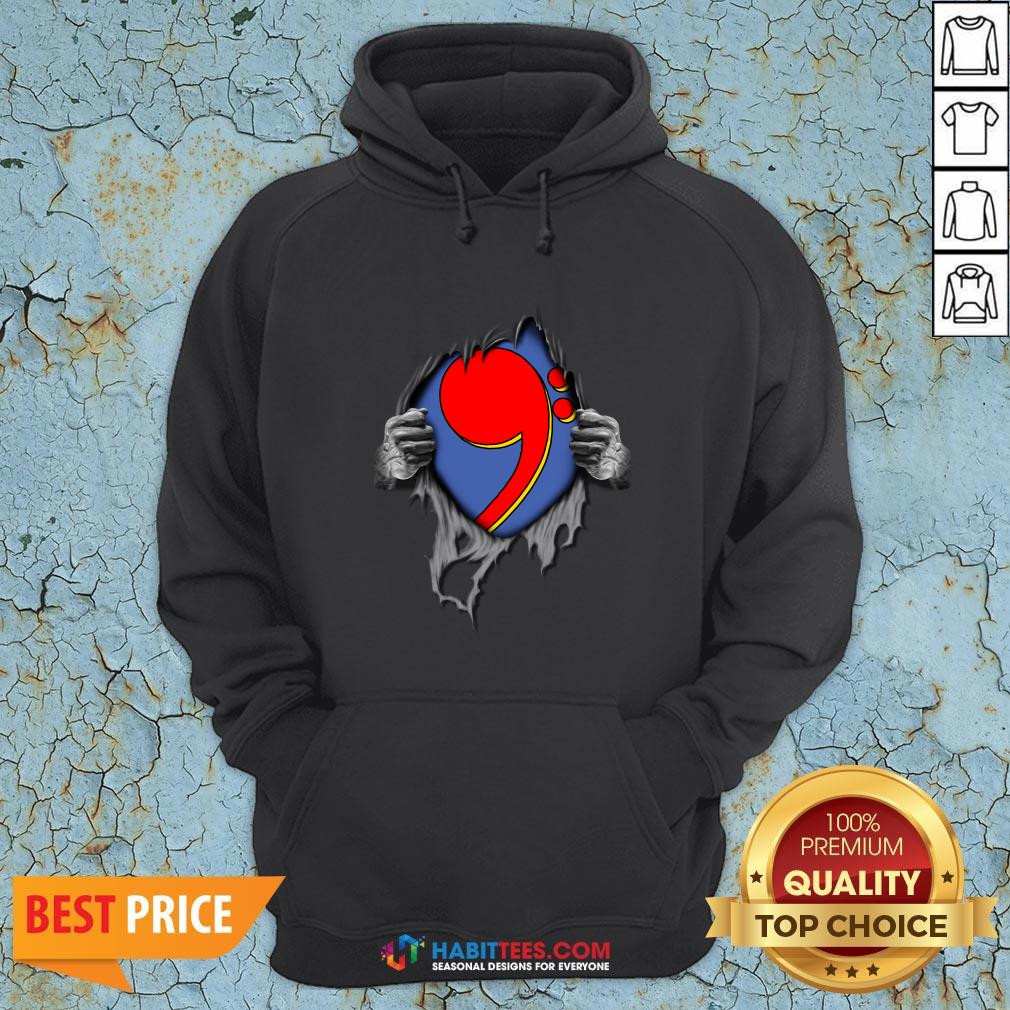 Nice Blood Inside Me Comma La Kamala Harris Biden Harris Shirt