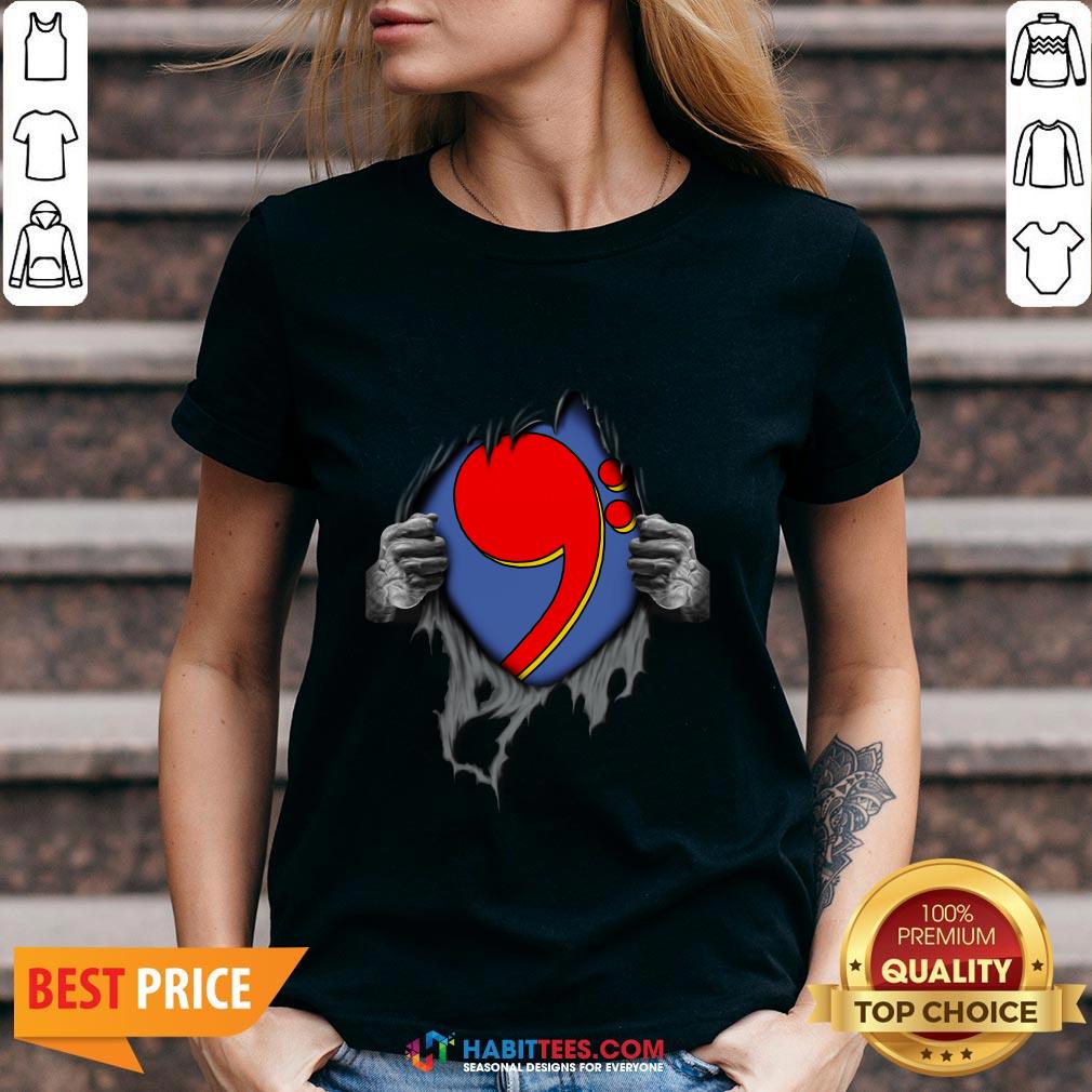 Nice Blood Inside Me Comma La Kamala Harris Biden Harris Shirt