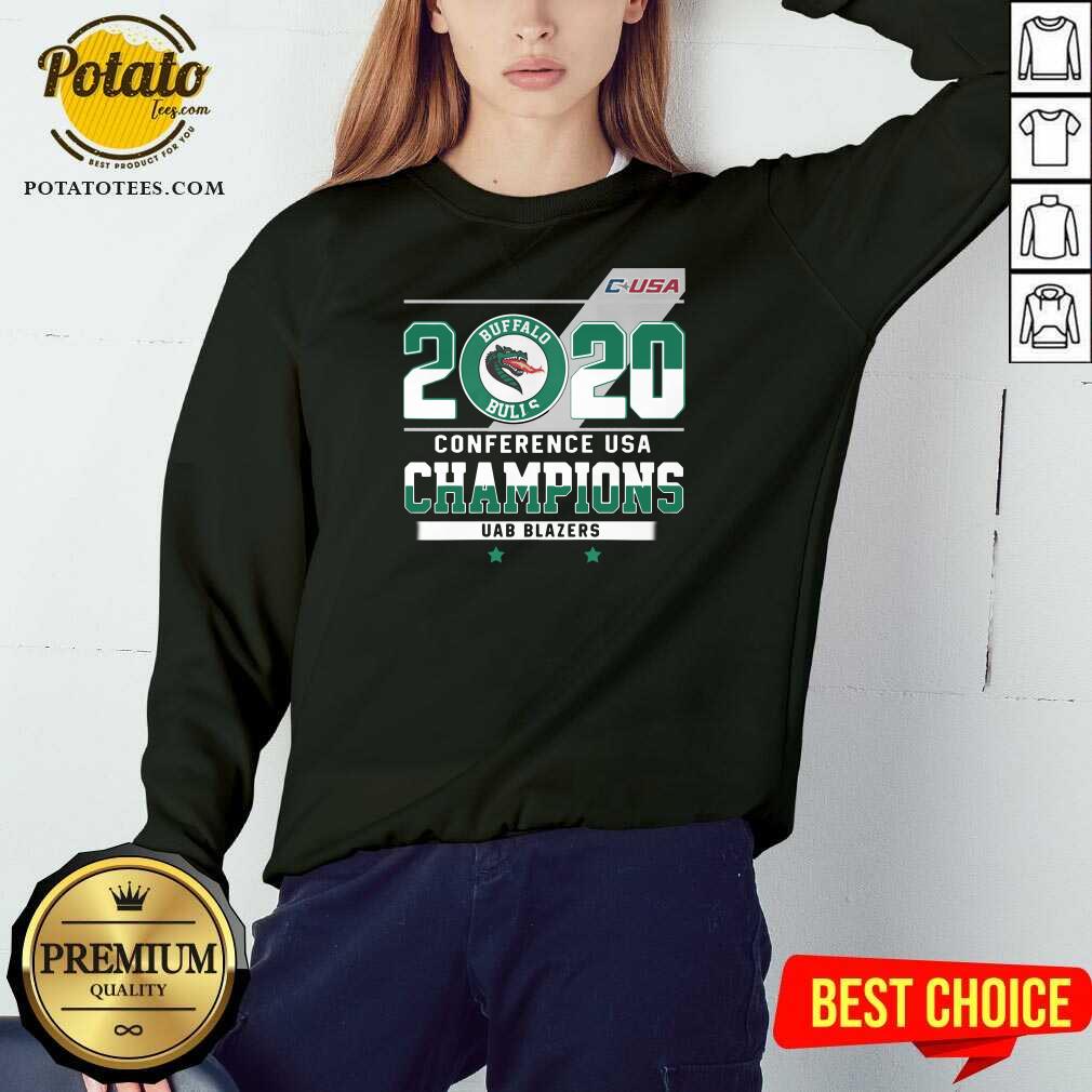 Nice C-USA 2020 Buffalo Bulls Conference USA Champions UAB Blazers Shirt