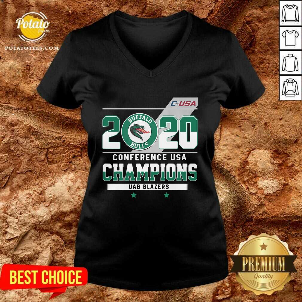 Nice C-USA 2020 Buffalo Bulls Conference USA Champions UAB Blazers Shirt