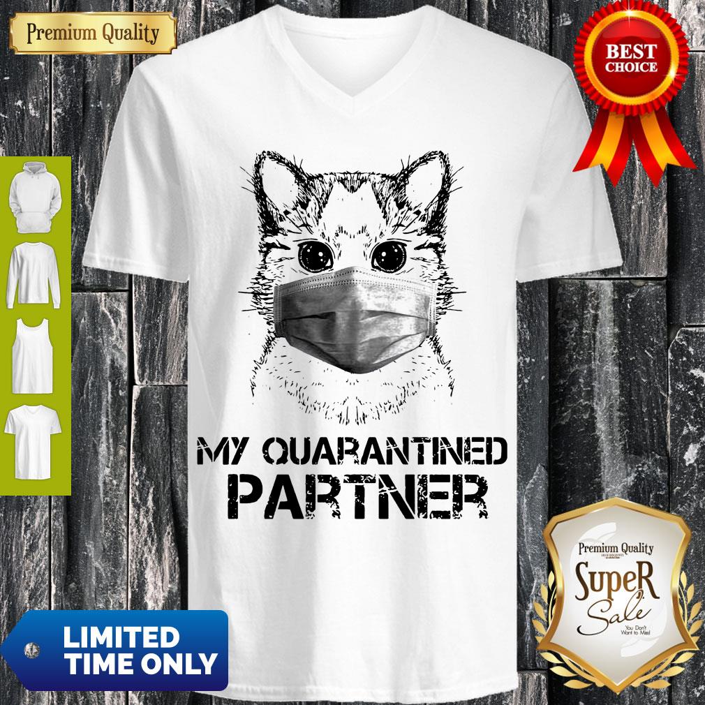 Nice Cat My Quarantined Partner Coronavirus Shirt