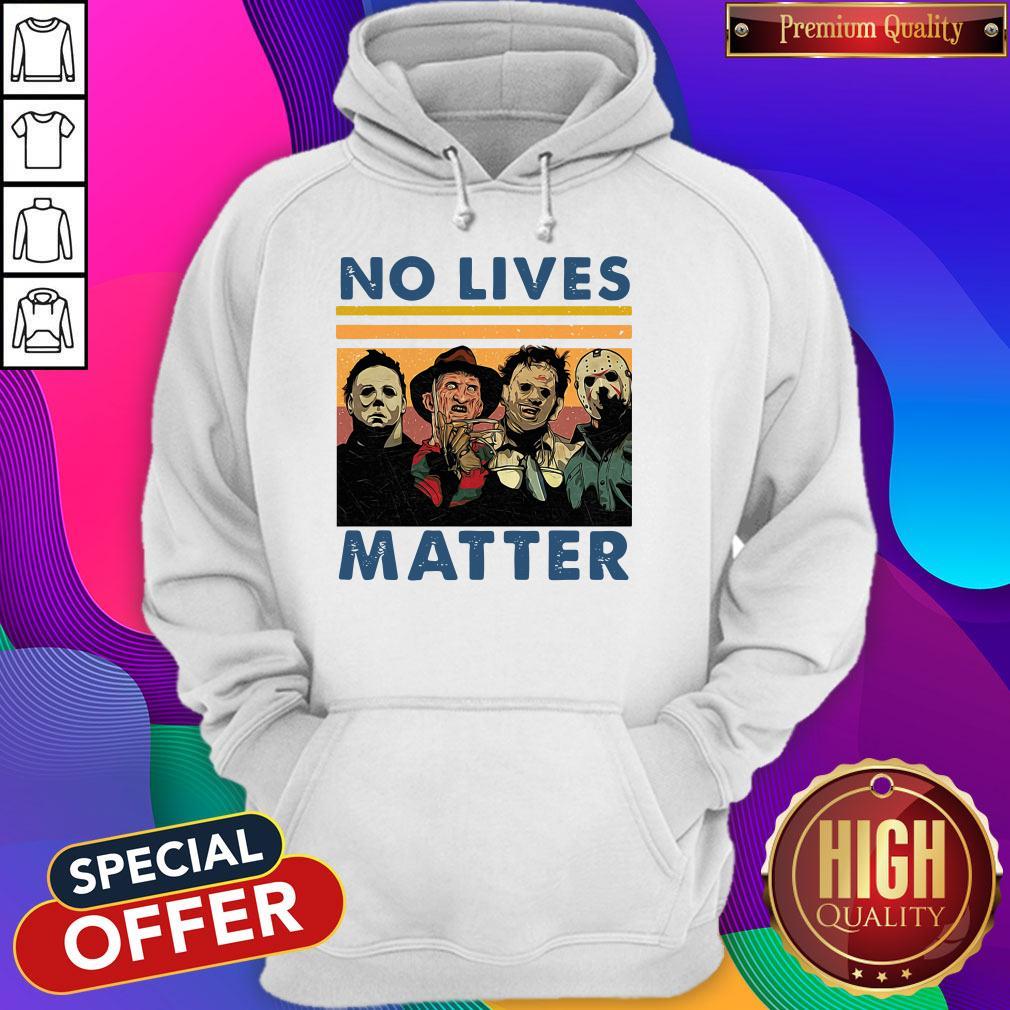 Nice Character Horror Movie No Lives Matter Vintage Shirt