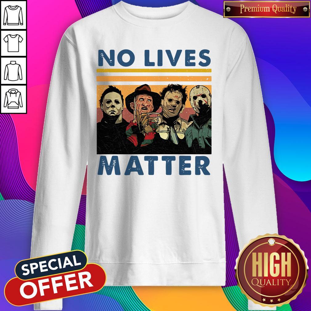 Nice Character Horror Movie No Lives Matter Vintage Shirt