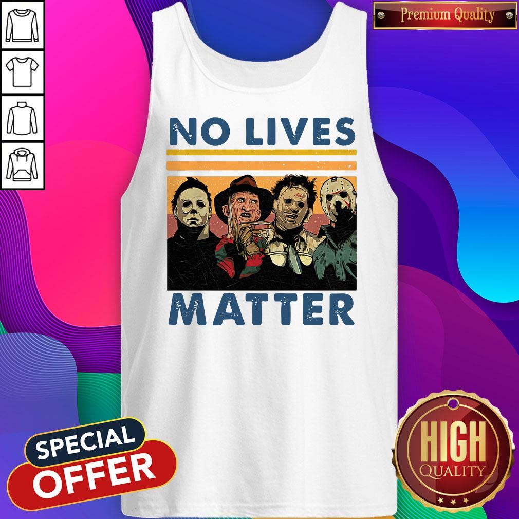 Nice Character Horror Movie No Lives Matter Vintage Shirt