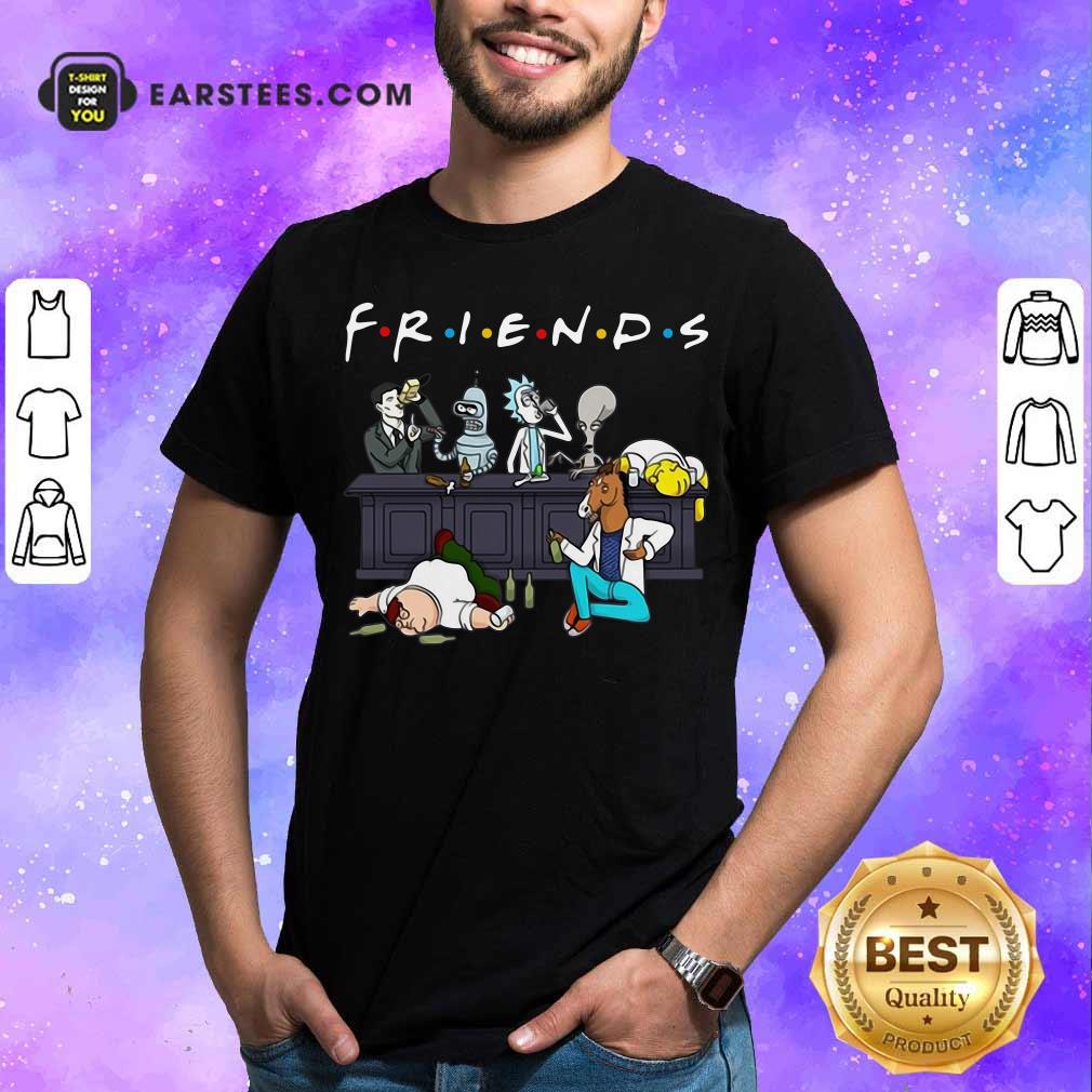 Nice Friends Rick Horse Drink Wine Reservoir Drinkers T-Shirt