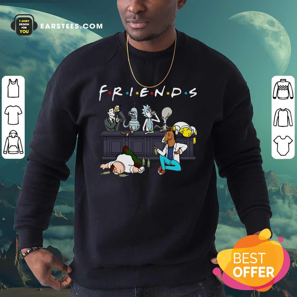 Nice Friends Rick Horse Drink Wine Reservoir Drinkers T-Shirt