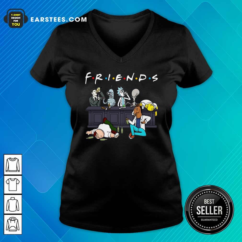 Nice Friends Rick Horse Drink Wine Reservoir Drinkers T-Shirt