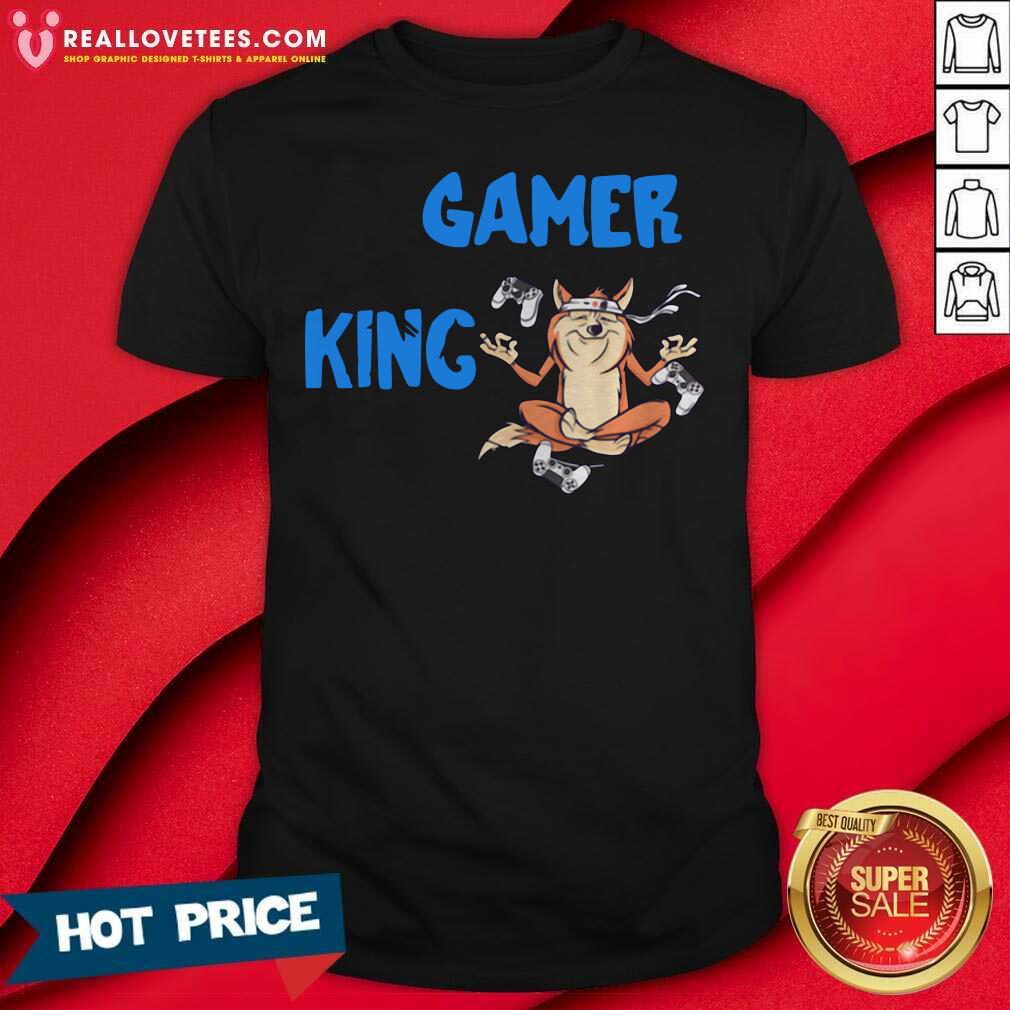 Nice Gamer King Console Gaming PC Computer Video Games Shirt