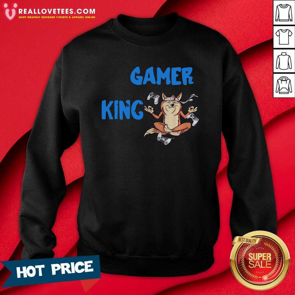 Nice Gamer King Console Gaming PC Computer Video Games Shirt