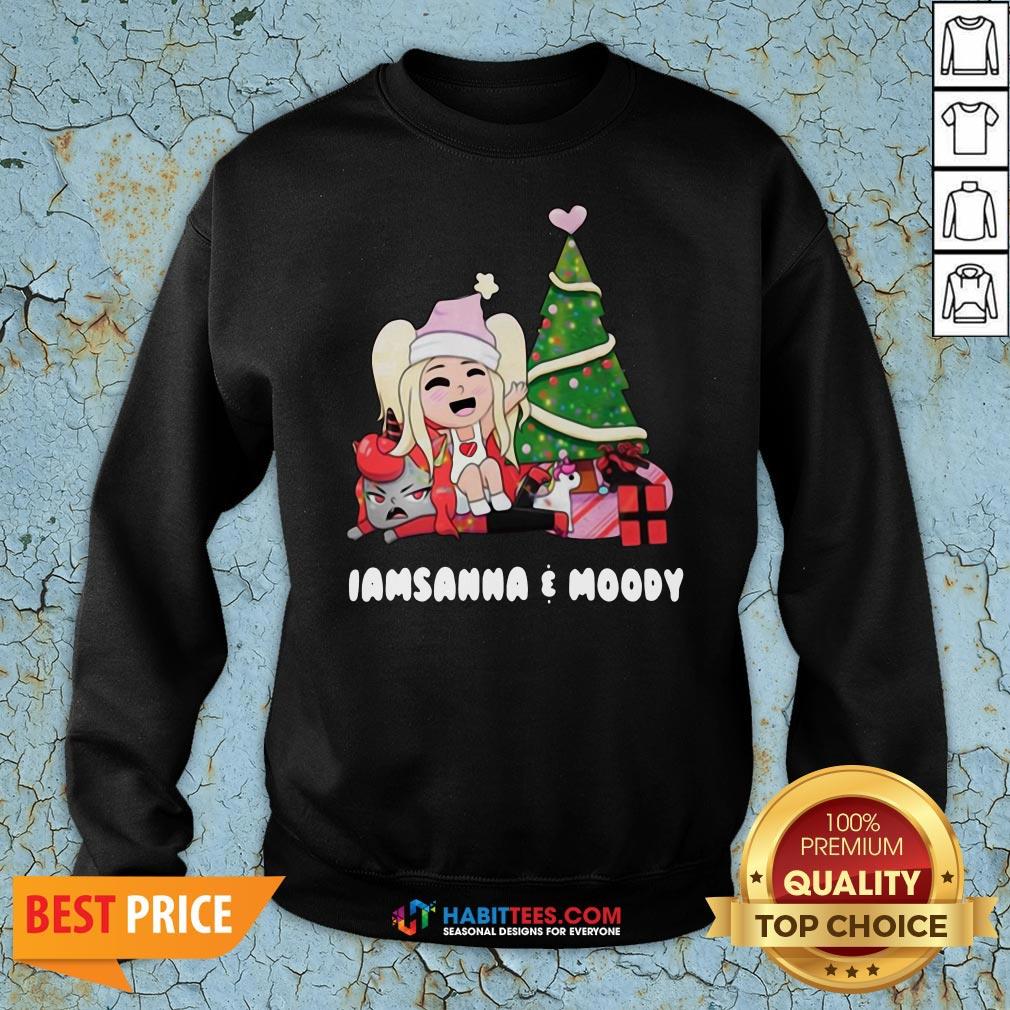Nice Girl And Gift Under Christmas Tree I Am Sanna Moody Shirt