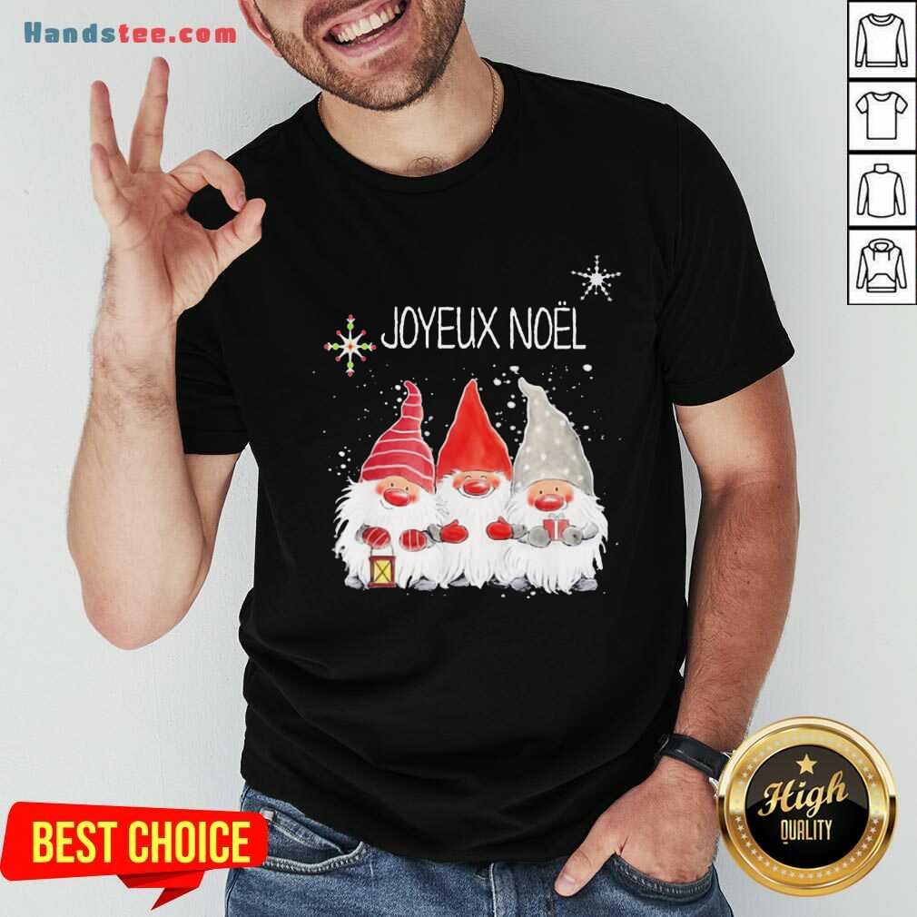 Nice Gnomes Joyeux Noel Merry Christmas Shirt