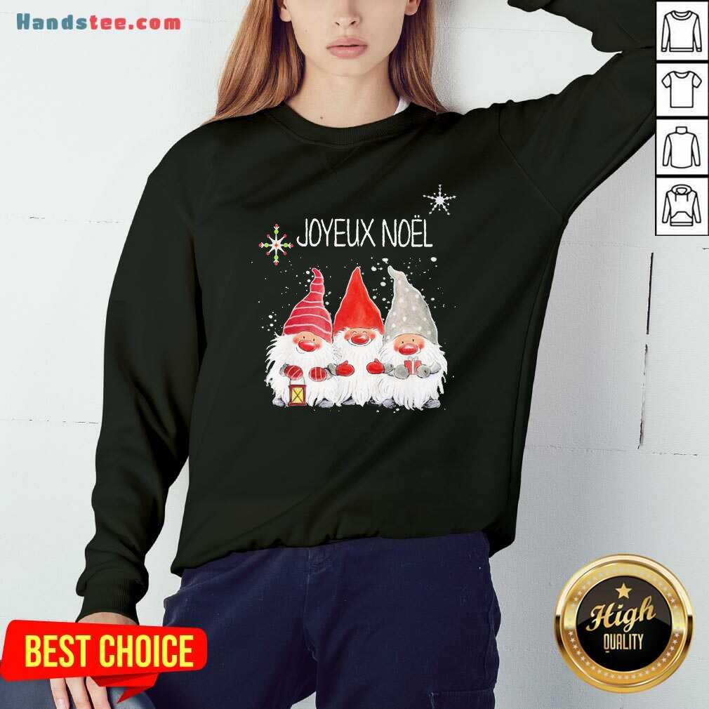 Nice Gnomes Joyeux Noel Merry Christmas Shirt