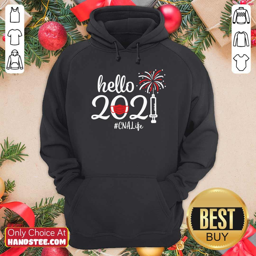 Nice Hello 2021 CNA Life Face Mask Christmas Shirt