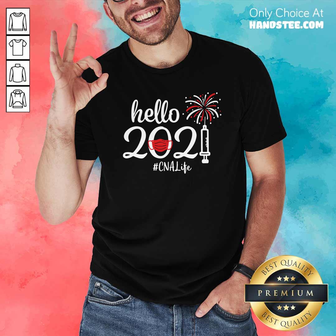 Nice Hello 2021 CNA Life Face Mask Christmas Shirt