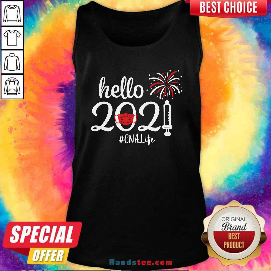 Nice Hello 2021 CNA Life Face Mask Christmas Shirt